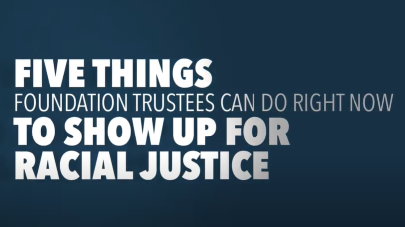A Letter To Foundation Trustees 5 Things You Can Do Right Now To Show 